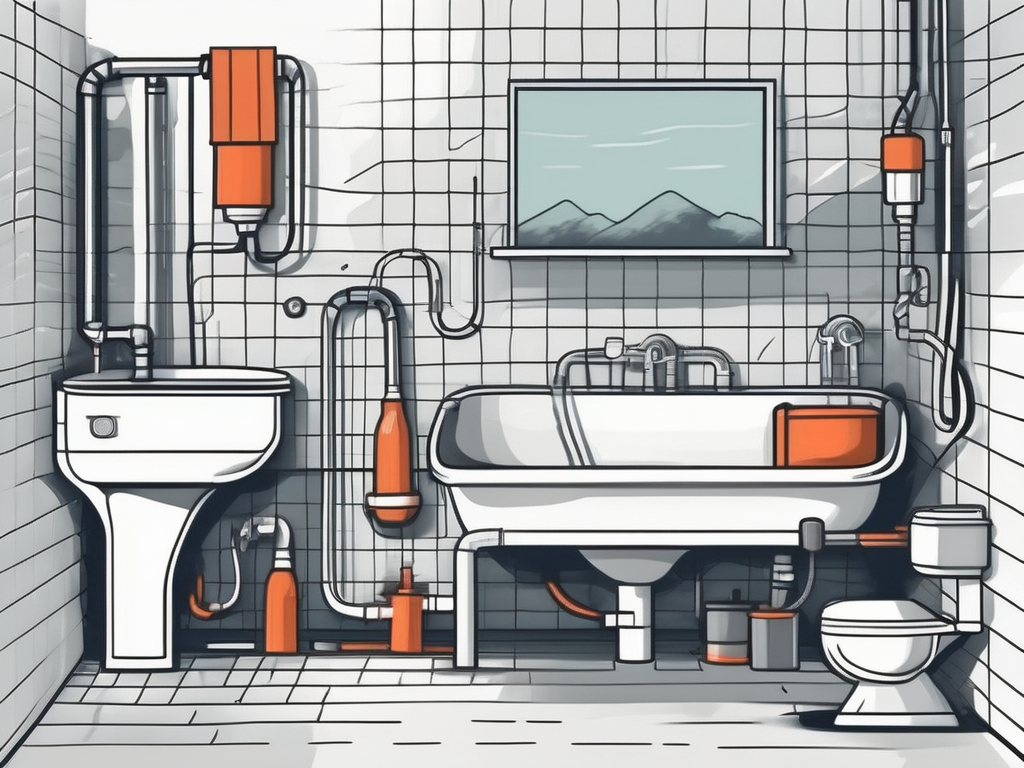 Modern plumbing tools and equipment